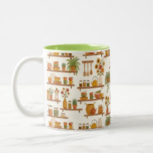 Taza de café con estante de cocina personalizado
