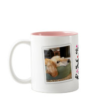 Taza de café con foto de amante de perros salchich