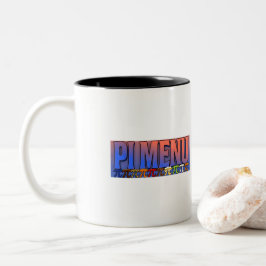 Bicolor Taza de café con menú de Pi trendy – Regalo de hum