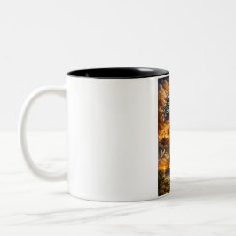 Bicolor Taza de café con versículo bíblico Juan 3:16 