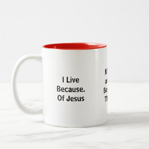 Bicolor Taza de café de 11 oz con dicho