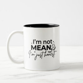 Bicolor Taza de café de 2 tonos con cita sarcástica