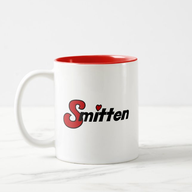 Bicolor Taza de café de amor - Enamorado (Izquierda)