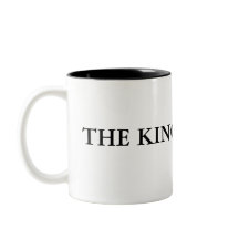 Taza de café de cerámica audaz y regia 'El Rey de