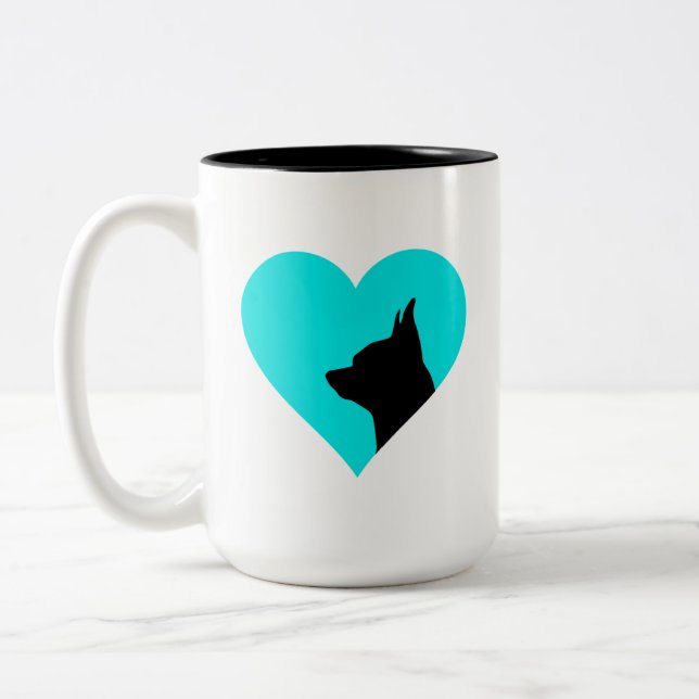 Bicolor Taza de café de Chihuahua (Izquierda)
