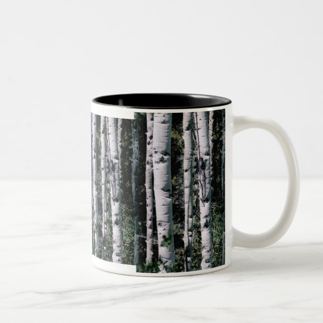 Bicolor Taza de café de Colorado Aspen (Derecha)