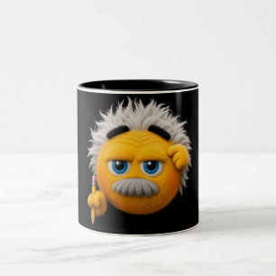 Bicolor Taza de café de cubo de hielo en llamas – Arte de