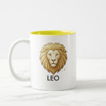 Taza de café de cumpleaños con astrología del sign