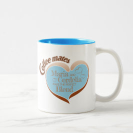 Bicolor Taza de café de dos tonos Coffee mates