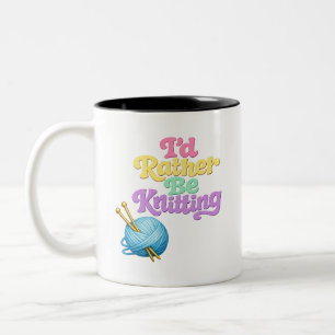 Bicolor Taza de café de dos tonos con estilo de tejido ret