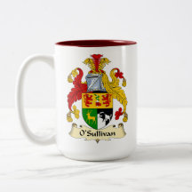Taza de café de dos tonos del escudo de armas de l