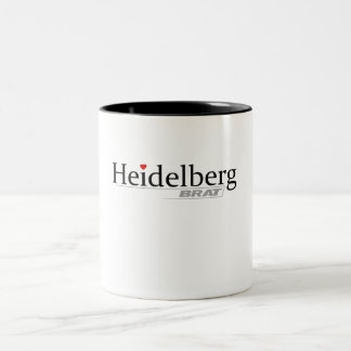 Bicolor Taza de café de dos tonos - Heidelberg Brat - 1010
