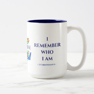 Bicolor Taza de café de dos tonos LA_MyIDENTITY de 11 oz c