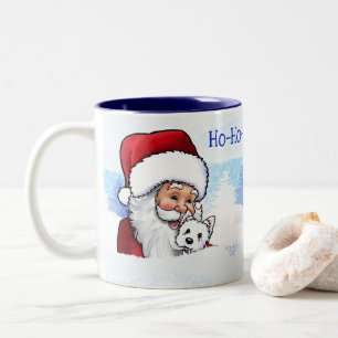 Bicolor Taza de café de dos tonos para cachorro Westie de