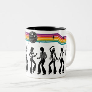Bicolor Taza de café de dos tonos para fiesta de baile Dis