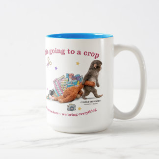 Bicolor Taza de café de dos tonos Punch the Monkey 15oz