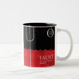 Bicolor Taza de café de Fausto