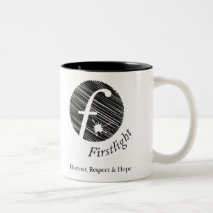 Bicolor Taza de café de FirstLight (pequeña)