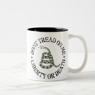 Bicolor Taza de café de Gadsden