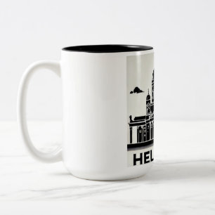 Bicolor Taza de café de Helsinki