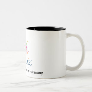 Bicolor Taza de café de Hoofbeatz