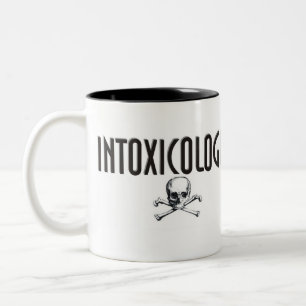 Bicolor Taza de café de Intoxicologist