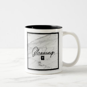 Bicolor Taza de café de la bendición