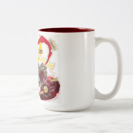 Bicolor Taza de café de la condición de mujer