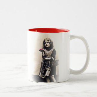 Bicolor Taza de café de la diva de la tostada francesa