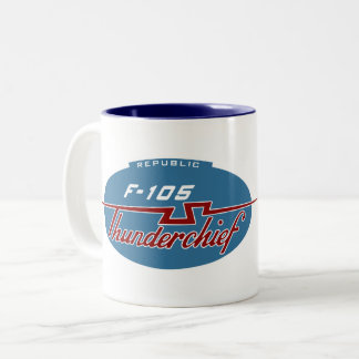 Bicolor Taza de café de la herencia de la república F-105