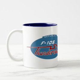 Bicolor Taza de café de la herencia de la república F-105