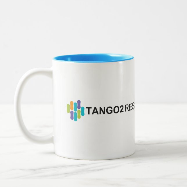 Bicolor Taza de café de la investigación TANGO2 (Izquierda)