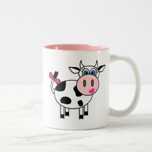 Bicolor Taza de café de la regla de las vaqueras