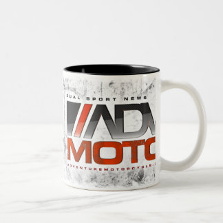 Bicolor Taza de café de la revista de ADVMoto