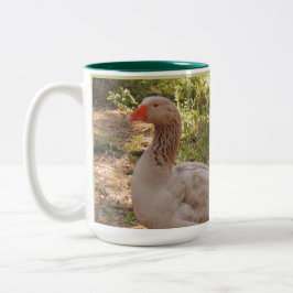 Bicolor Taza de café de las aves acuáticas de Silver