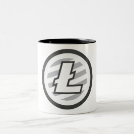 Bicolor Taza de café de Litecoin