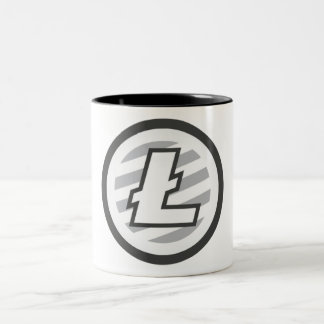 Bicolor Taza de café de Litecoin