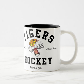 Bicolor Taza de café de los tigres
