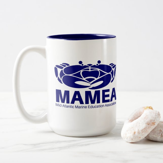 Bicolor Taza de café de MAMEA (Con donut)