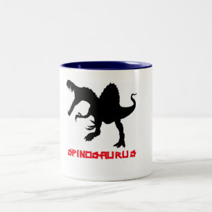 Bicolor Taza de café de PrimalBeasts Spinosaurus
