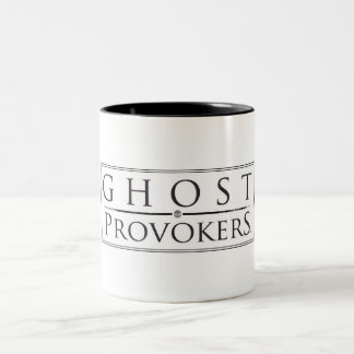 Bicolor Taza de café de Provokers del fantasma
