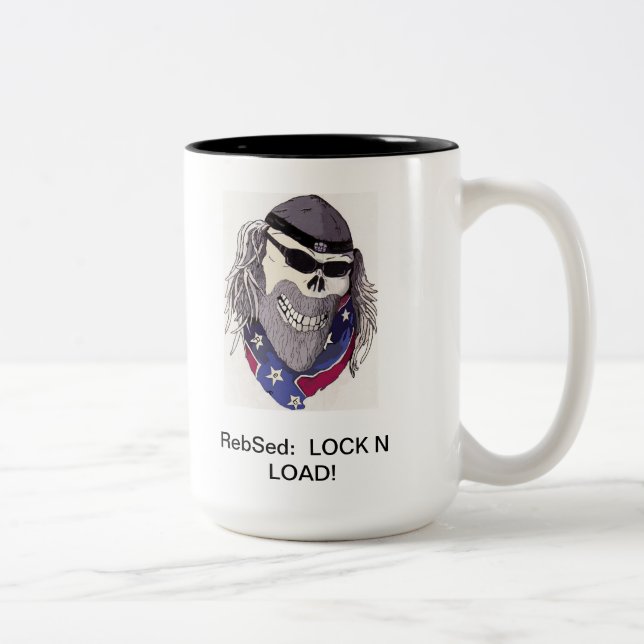 Bicolor Taza de café de REB (Derecha)
