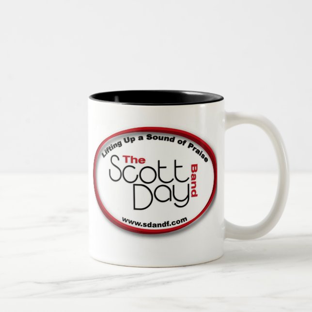 Bicolor Taza de café de SDB (Derecha)