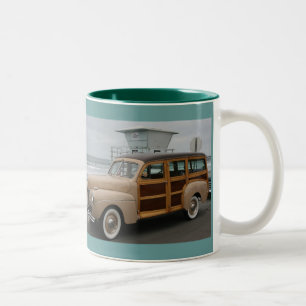 Bicolor Taza de café de Woodie