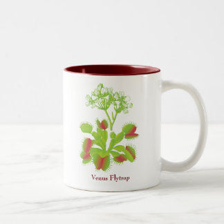 Bicolor Taza de café del atrapamoscas de Venus