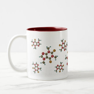 Bicolor Taza de café del cafeína