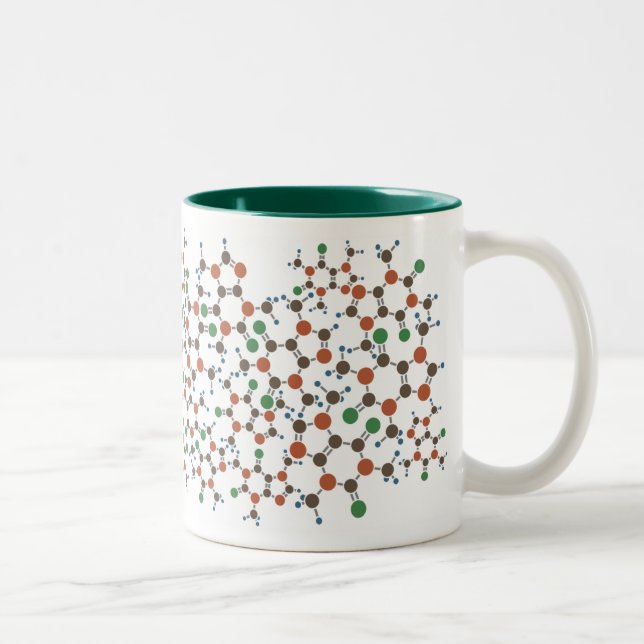 Bicolor Taza de café del cafeína (Derecha)