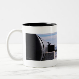 Bicolor Taza de café del cañón del Compo