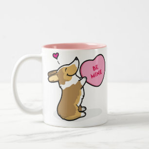 Bicolor Taza de café del Corgi-Sable del 2015-Pembroke de
