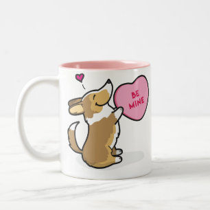 Bicolor Taza de café del Corgi-Sable del 2015-Pembroke de
